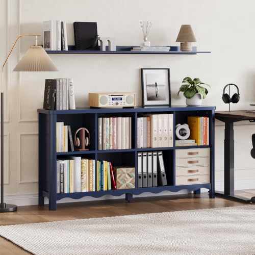 ONBRILL 8 Cube Bookcase, Bookshelf and Toy Storage Organizer - Image 5