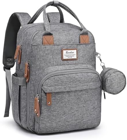 RUVALINO Diaper Bag Backpack-Multifunction Travel Baby Diaper Bag by RUVALINO