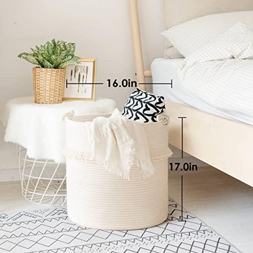 CherryNow 60L Woven Rope Baby Basket - Image 3