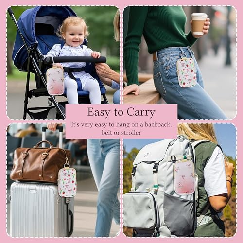 2PCS Hand Sanitizer Spray Case Hand Sanitizer Holder, Mini Zippered Pouch - Image 7