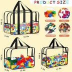 6Pcs Large, XXL Toy Storage Bags - Image 2
