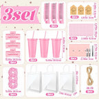 6 Sets Baby Shower Prizes for Women and Men Nail Clippers Mirror Bottle Opener - Image 2