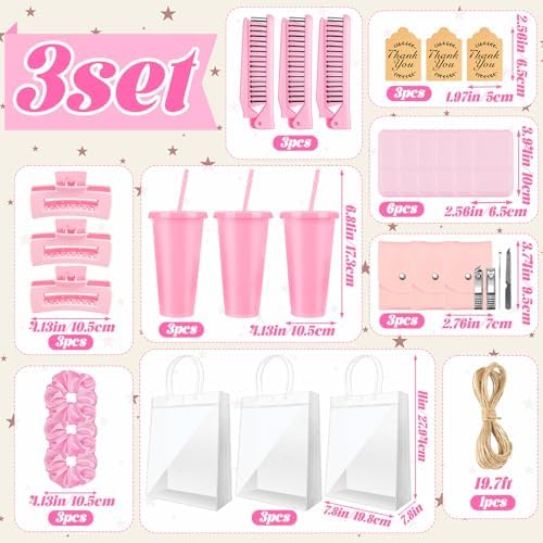 6 Sets Baby Shower Prizes for Women and Men Nail Clippers Mirror Bottle Opener - Image 2