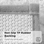 GRANNY SAYS Microfiber Bathroom Rugs Non Slip Washable, Water Absorbent Bath - Image 6