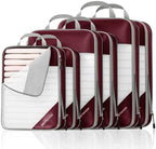 NICOSHOW 6 Set Compression Packing Cubes by NICOSHOW