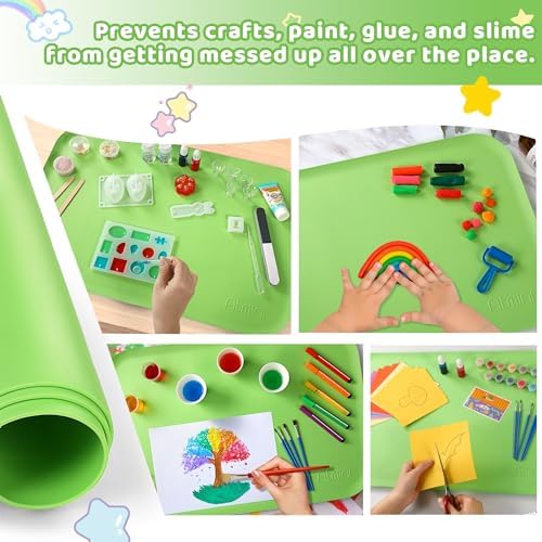 AtMini Silicone Craft Mats for Kids 24"x16"– - Image 2