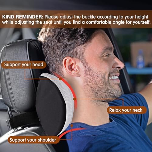 Cozy Car Headrest Pillow, Car Neck Pillow - Image 4