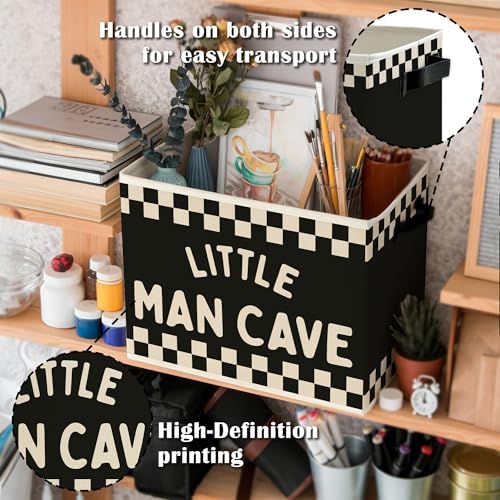 Little Man Cave Boys Storage Bins Box - Image 5