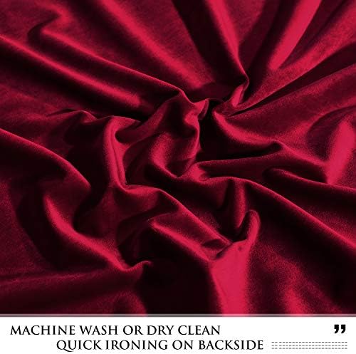 StangH Christmas Red Valance Curtains 110 inches Width, 1 Panel - Image 5