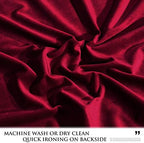 StangH Christmas Red Valance Curtains 110 inches Width, 1 Panel - Image 5