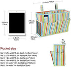 Surblue Bedside Caddy Hanging Bed Organizer Storage Bag Pocket - Image 5