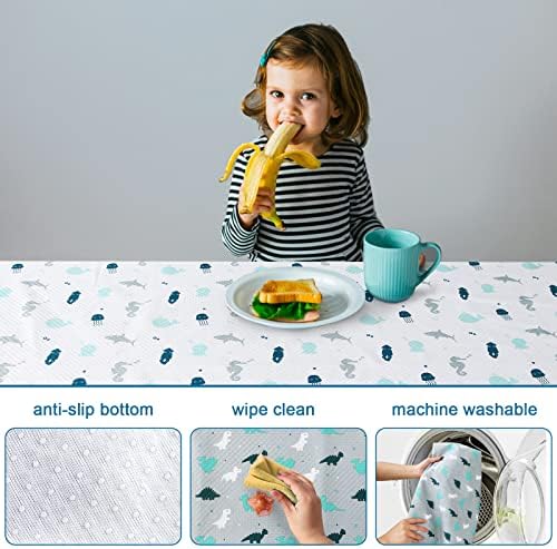 Splat Mat 2 Pack for Under High Chair & Arts & Eating Mess - Image 2