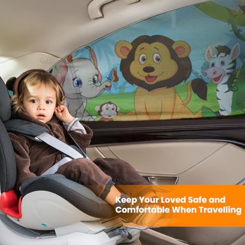 Car Window Shades-Side Window Sun Shades, UV Protection Breathable Spandex Baby - Image 2