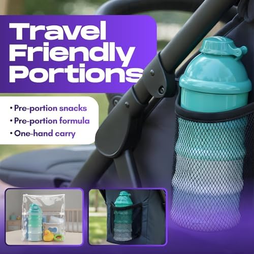 Mommy's Helper Pak N' Stak Baby Formula Dispenser, 4 Compartments - Image 3
