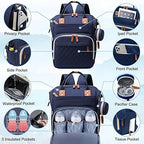 SHITIESHOU Diaper Bag Backpack Baby Bag, Baby Girl Boy Diaper Bag - Image 3