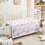 3-Piece Crib Bedding Set for Girls - Image 4