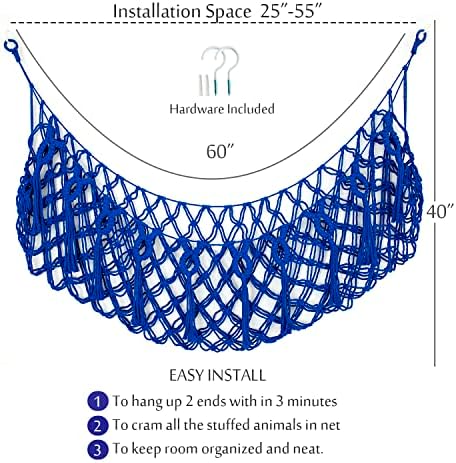 Stuffed Animal Storage Hanging Net or Hammock - Image 5