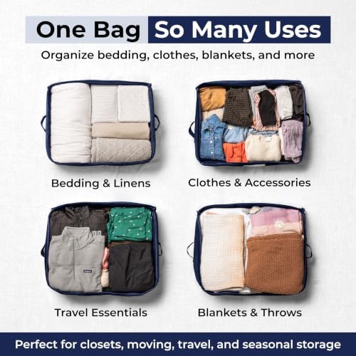 Soft Canvas Storage Bags with Zipper. Thick Breathable - Image 7
