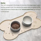 PWTAA Dog Food Mat Anti-Slip Silicone Dog Bowl Mat Thicker Pet Placemat - Image 2