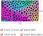 Bathtub Mat Non Slip 26.8x15.1 Inch, Leopard Texture Shower Mat - Image 4