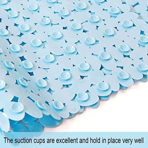Bathtub Mat Non Slip Pebble Bath Shower Mat 35"X16" - Image 5
