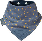 Cheeky Chompers Neckerchew Teething Bib, 2-in-1 Bandana Style Bib w/Food Grade by CheekyChompers
