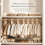 Beautiful Wooden Baby Closet Dividers Set of 7 - Image 5