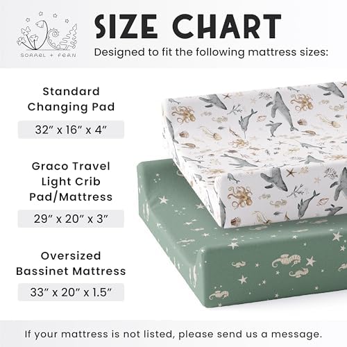 Sorrel + Fern Baby Changing Pad Cover - Image 6