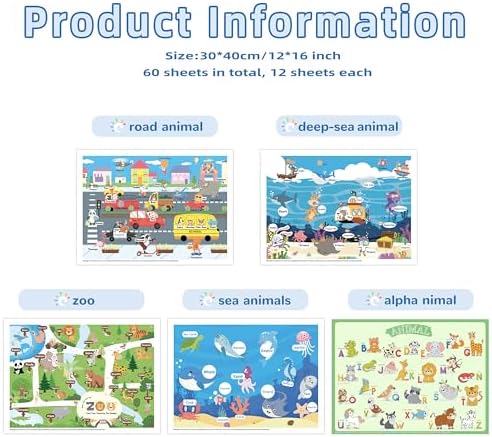 Disposable Placemats for Baby Toddlers, Plastic Sticky Table Mats Babies for - Image 4