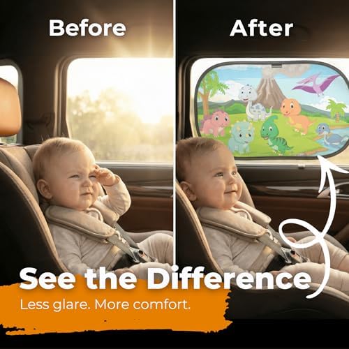 CARAMAZ Car Window Shade for Baby - Image 3