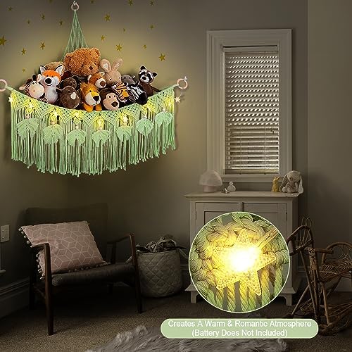 Macrame Stuffed Animal Storage - Image 2