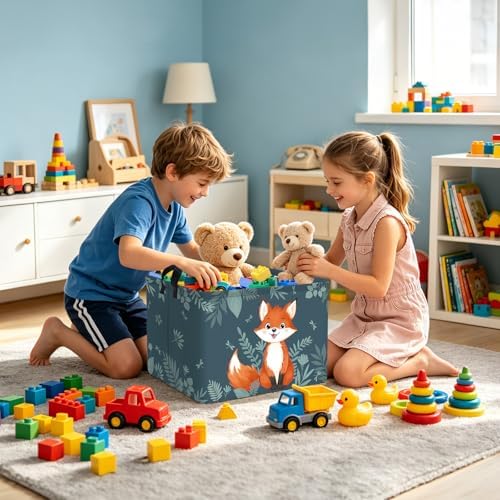 Clastyle Large Animal Baby Shower Bakset Foldable Kid Laundry Hamper - Image 3