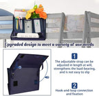 Bedside Caddy Organizer for Dorm Bed Rails - Image 4