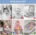 Baby Bath seat for Babies 6 Months & up, 360° Stable Toddler Bath Chair - Image 4