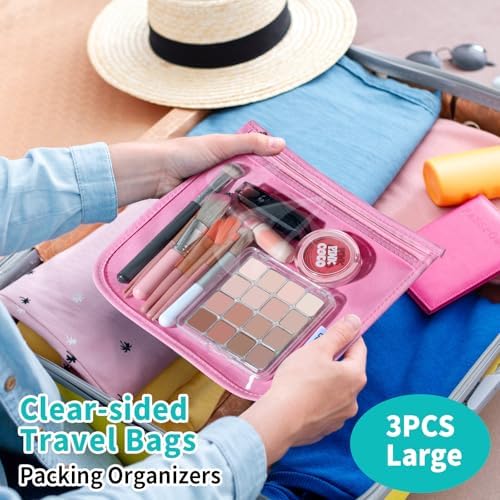 HIONXMGA Set of 3 Diaper Bag Organizing Pouches, Space-Saving, 3 Large Size - Image 2