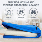 Colingmill 2 Pcs Reusable Crib Mattress Moving Bag, Oxford Cloth - Image 3