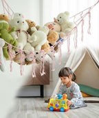 Stuffed Animal Storage Corner Hammock or Net, Toy Storage Hammock - Image 6