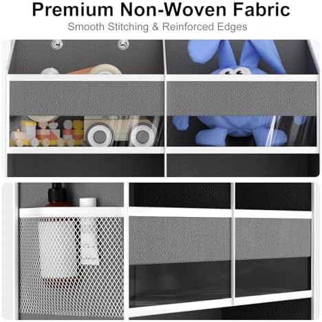 Over the Door Hanging Organizer - 50lb Load Closet Door Storage - Image 6
