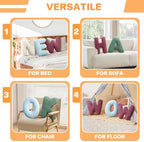 Ginger Letter B Pillow Cute Decorative Alphabet Initial Throw Pillow - Image 5