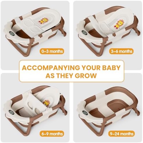 TPN Collapsible Baby Bathtub for Infants to Toddler - Image 4