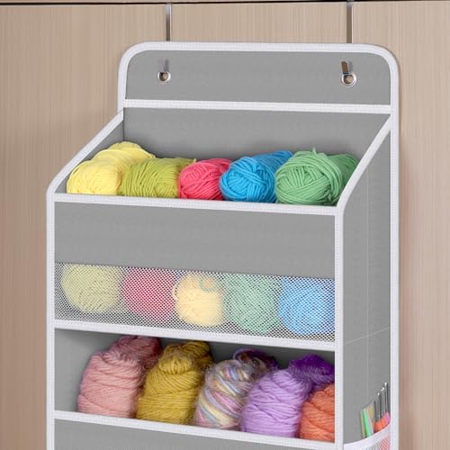 Univivi Fabric Over Door Hanging Organizer - Image 4