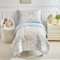 JHXHMX 4 Pieces Toddler Bedding Set, Soft Crib Bed Sheets Set Includes Quilted by CHOOSEYOURSTYLE