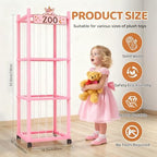Stuffed Animal Storage Zoo Tower, 56In Wooden Large Stuffed Animal Holder - Image 7