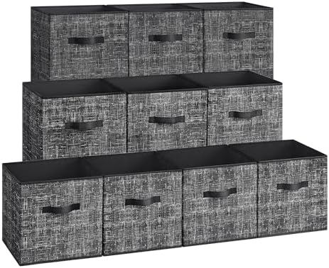 SONGMICS Storage Cubes, 13-Inch Foldable Closet Organizers by SONGMICSbySONGMICSHOME