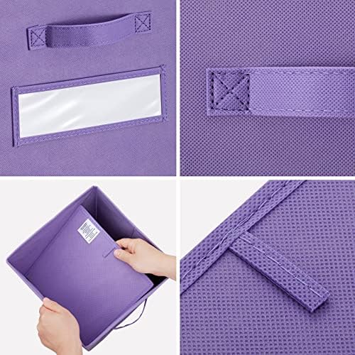 11 Inch Storage Cube, Storage bin, cube storage Foldable Fabric Cube Storage - Image 2