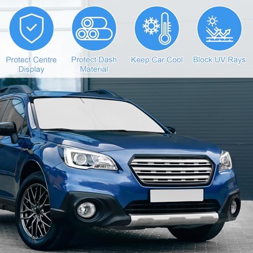 Car Windshield Sun Shade UV Reflector Foldable Front Window SUV - Image 5