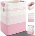 Laundry Hamper, Cotton Rope Laundry Basket by ARATECHOME
