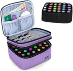 LUXJA Double-Layer Essential Oil Carrying Case Holds 30 Bottles by Luxja