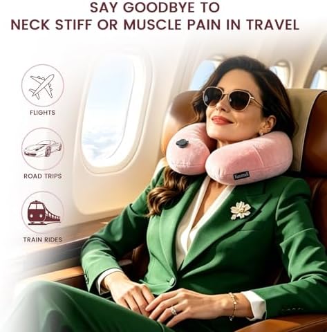 Keemall Inflatable Travel Neck Pillow - Image 5