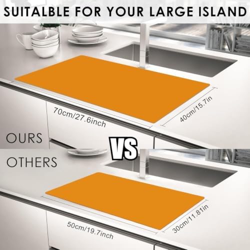 Extra Large Silicone Mats for Kitchen Counter, 27.6'' x 15.7'' Silicone - Image 5
